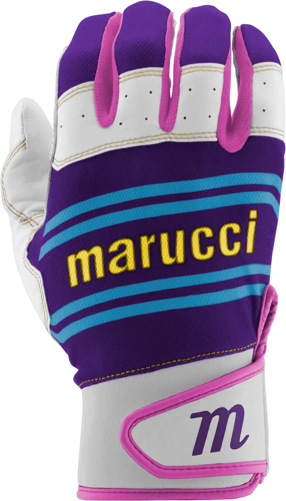 Marucci Swift Lite Youth Batting Gloves - Purple Pink
