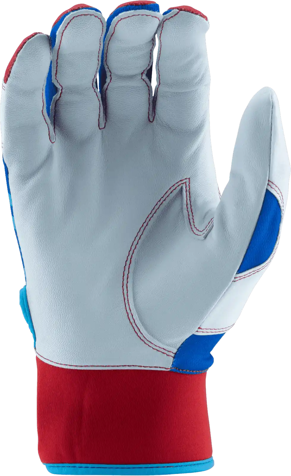 Marucci Swift Lite Youth Batting Gloves - Red Navy Blue