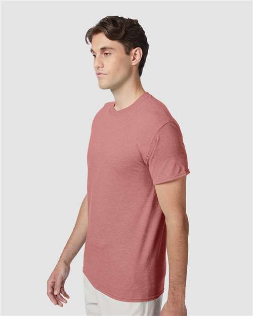 Mauve Heather Perfect-T Triblend T-Shirt - 42TB