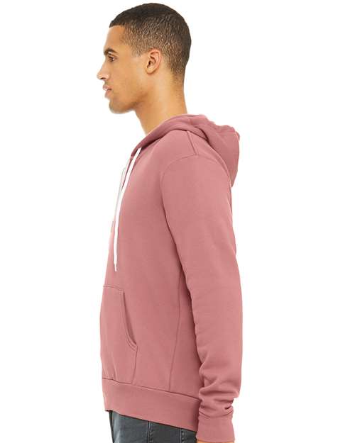 Mauve Sponge Fleece Full-Zip Hoodie - 3739