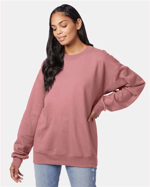 Mauve Ultimate Cotton® Crewneck Sweatshirt - F260