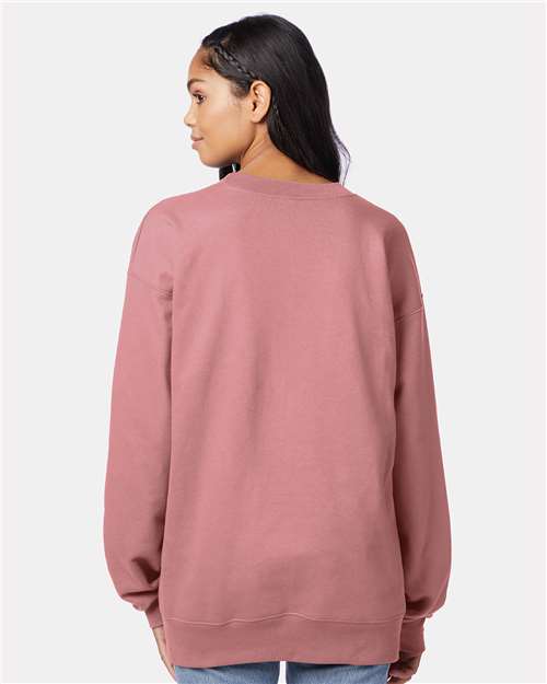 Mauve Ultimate Cotton® Crewneck Sweatshirt - F260