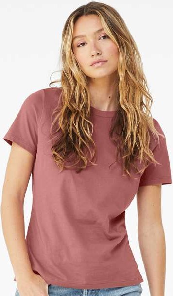 Mauve Women’s Relaxed Jersey Tee - 6400