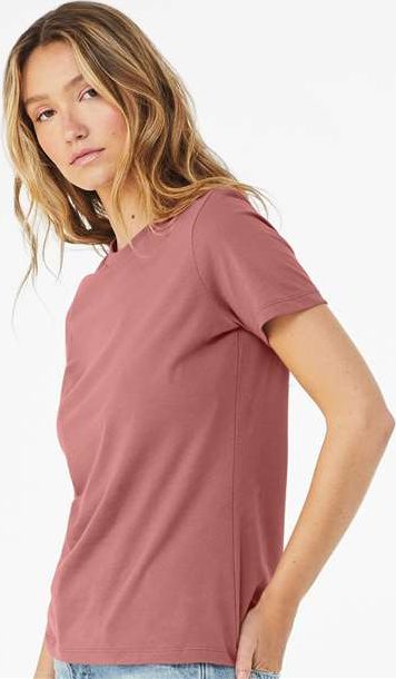 Mauve Women’s Relaxed Jersey Tee - 6400