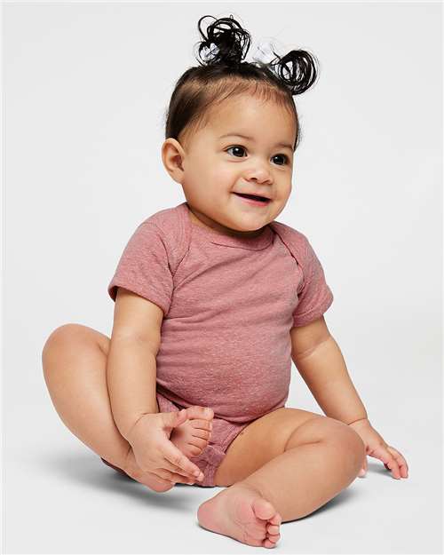 Mauvelous Melange Infant Harborside Mélange Bodysuit - 4491