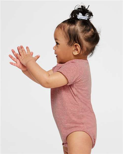 Mauvelous Melange Infant Harborside Mélange Bodysuit - 4491