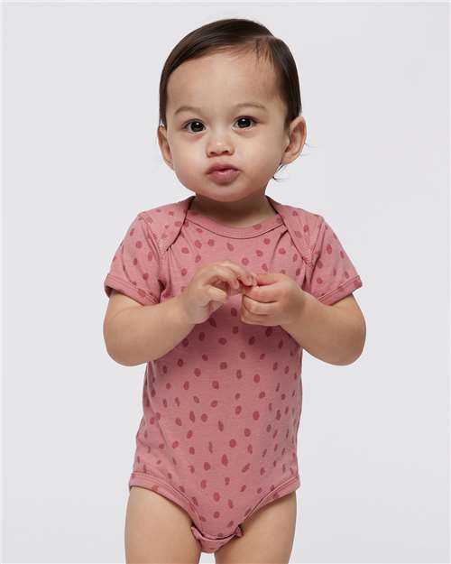 Mauvelous Spot Infant Fine Jersey Bodysuit - 4424