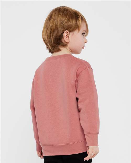Mauvelous Toddler Fleece Crewneck Sweatshirt - 3317