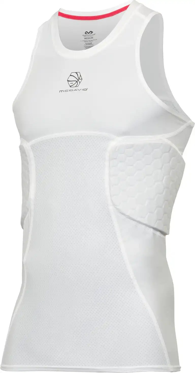 Mcdavid Md20220 Hex Basketball Tank 3-pad - White - s