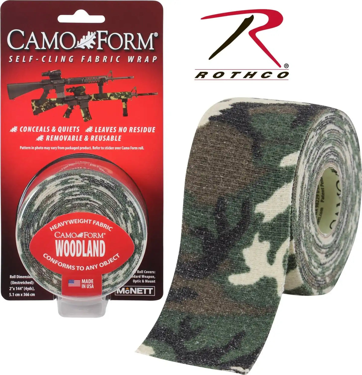 Mcnett Camo Form Self Cling Wrap