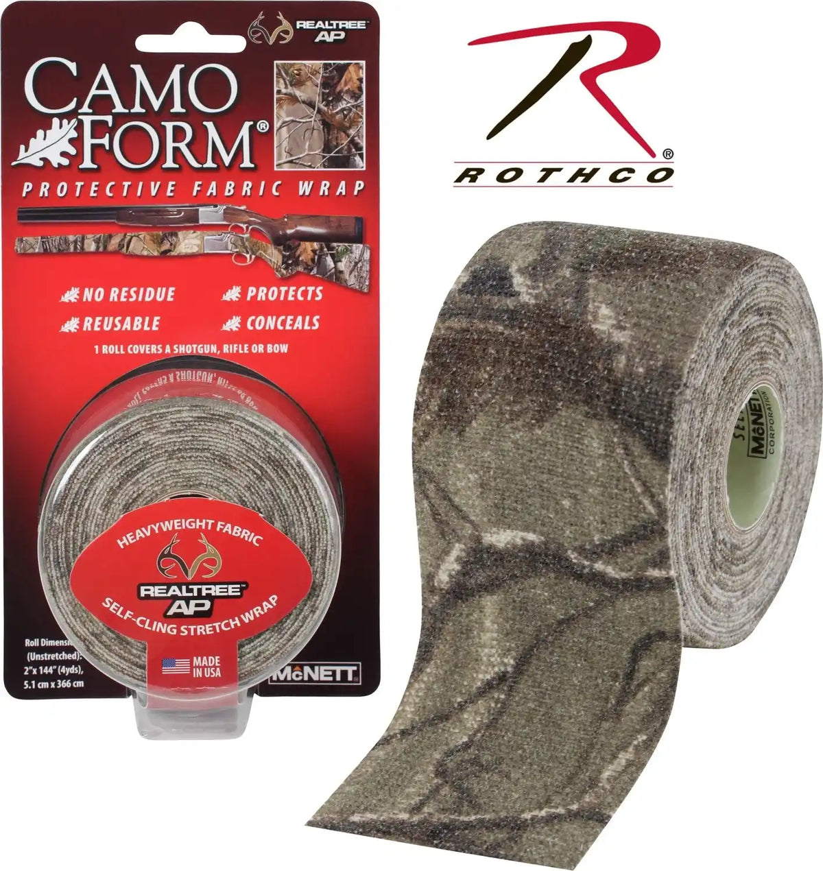 Mcnett Camo Form Self Cling Wrap