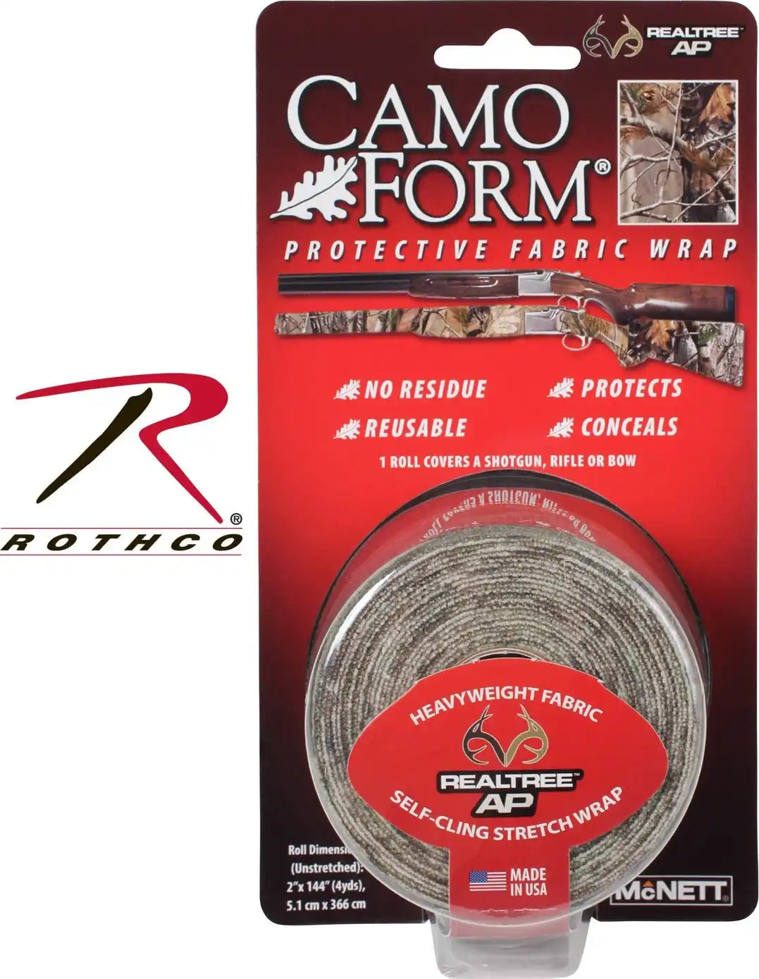 Mcnett Camo Form Self Cling Wrap