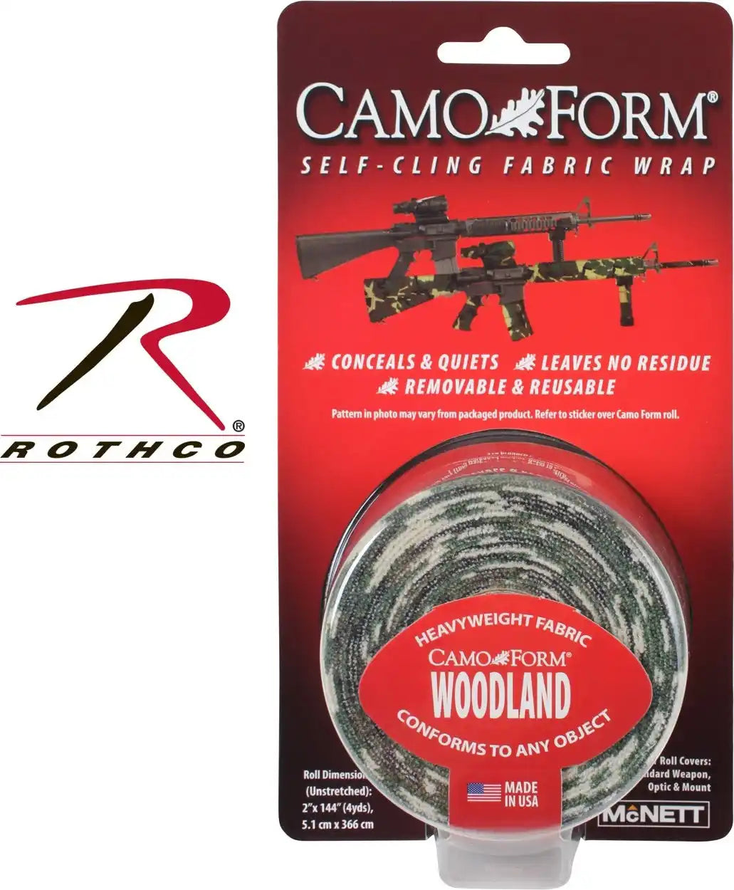 Mcnett Camo Form Self Cling Wrap