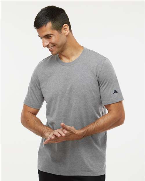 Medium Grey Heather Blended T-Shirt - A556