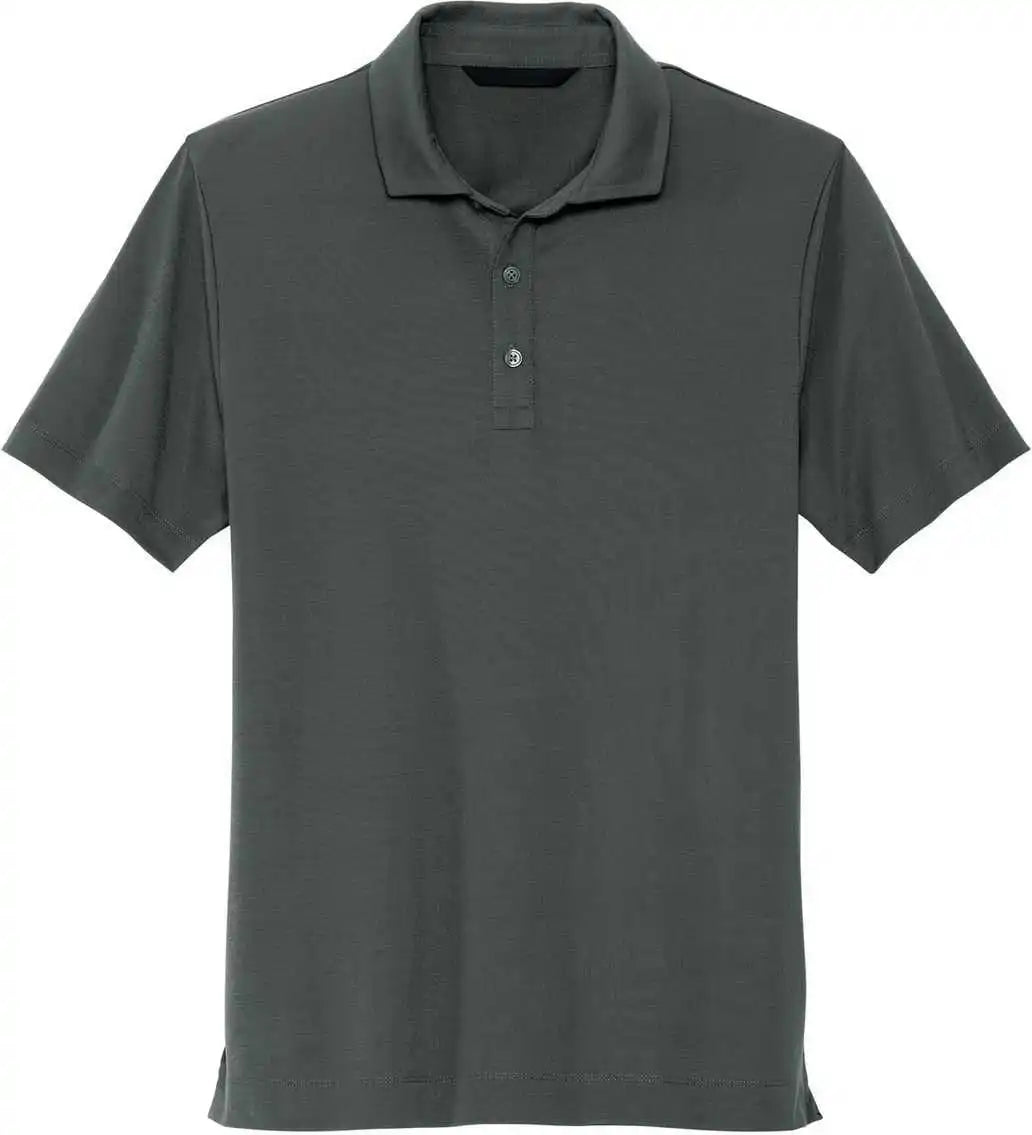 Mercer + mettle Mm1014 Stretch Jersey Polo - Anchor Grey