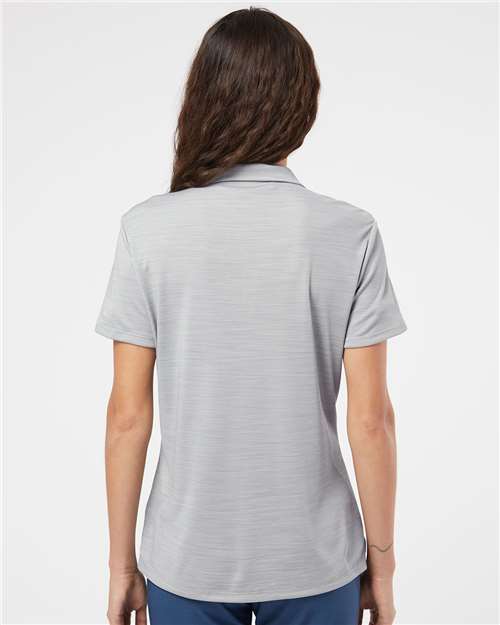 Mid Grey Melange Women's Mélange Polo - A403