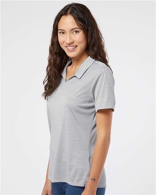 Mid Grey Melange Women's Mélange Polo - A403
