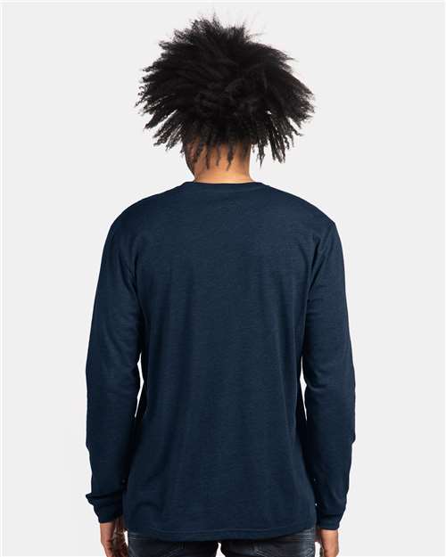 Midnight Navy CVC Long Sleeve T-Shirt - 6211