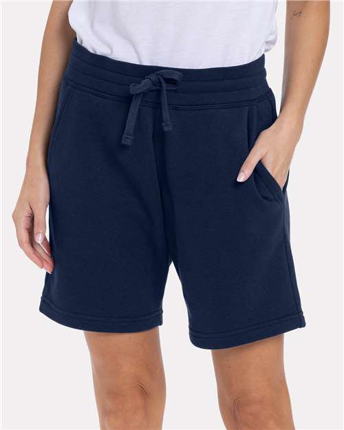 Midnight Navy Fleece Sweat Shorts - 9903