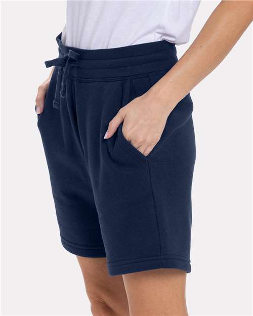 Midnight Navy Fleece Sweat Shorts - 9903