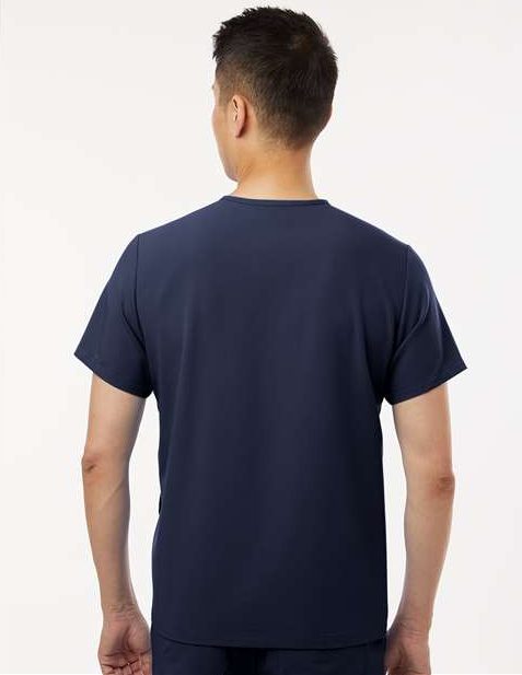 Midnight Navy Platt 3-Pocket Scrub V-Neck Top - M10002