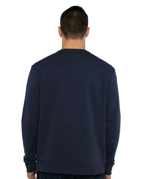 Midnight Navy Santa Barbara Pocket Crewneck Sweatshirt - 9001