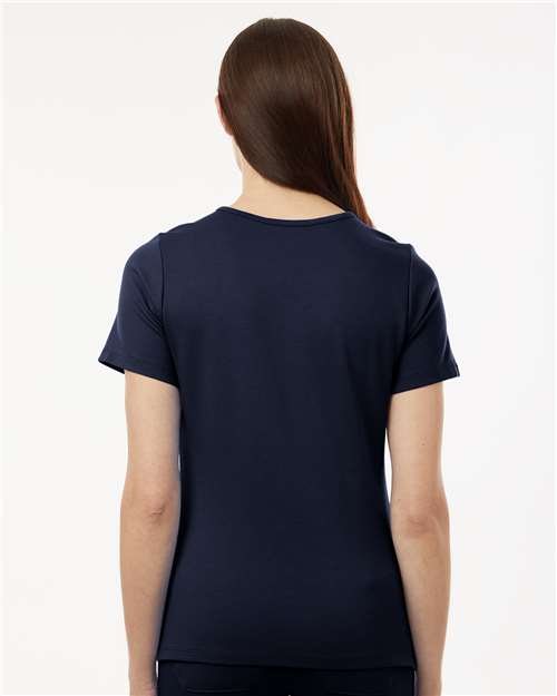 Midnight Navy Women's Cesi Ultrasoft Scrub V-Neck Top - W30003