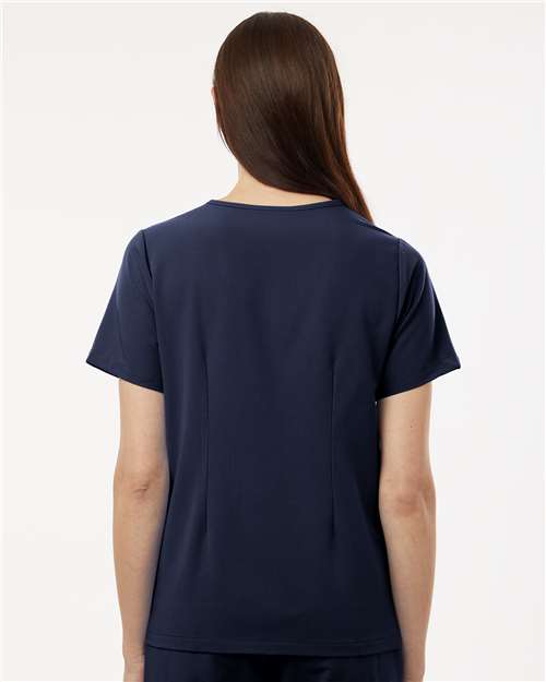 Midnight Navy Women's Rhena Essential 1-Pocket Scrub V-Neck Top - W10001