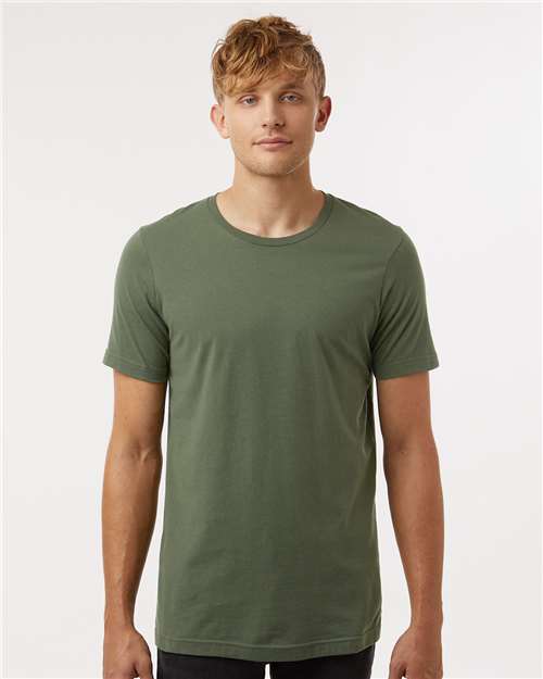 Military Green Combed Cotton T-Shirt - 602
