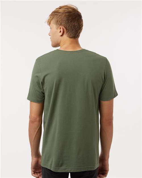 Military Green Combed Cotton T-Shirt - 602