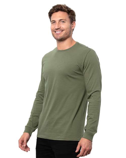 Military Green Epic Long Sleeve T-Shirt - T3000