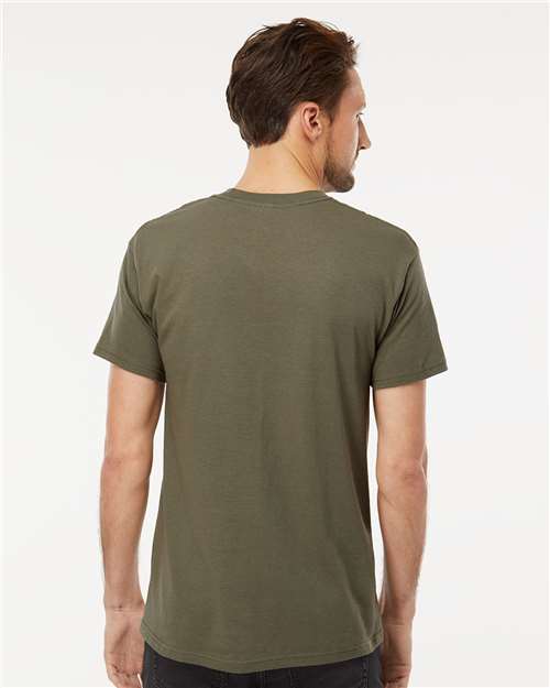 Military Green Gold Soft Touch T-Shirt - 4800