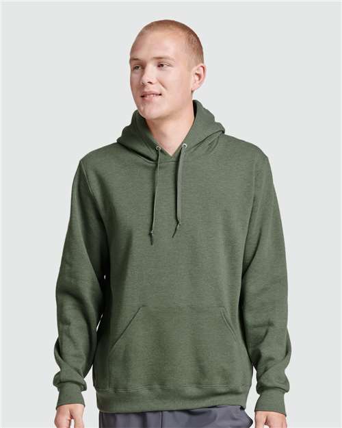 Military Green Heather Eco™ Premium Blend Ring-Spun Hooded Sweatshirt - 700MR