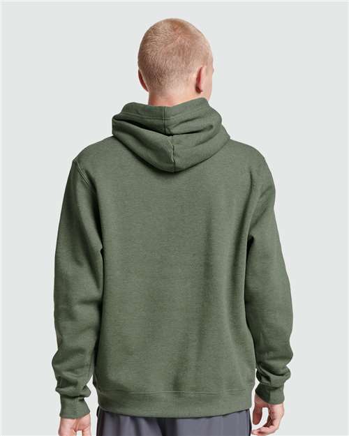 Military Green Heather Eco™ Premium Blend Ring-Spun Hooded Sweatshirt - 700MR