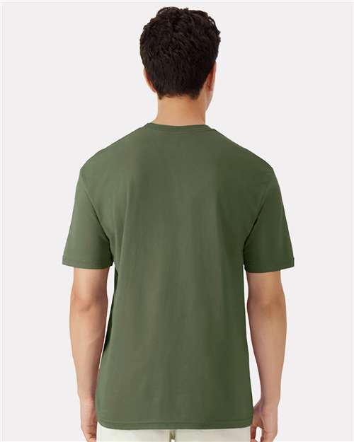 Military Green Light Cotton T-Shirt - 3000