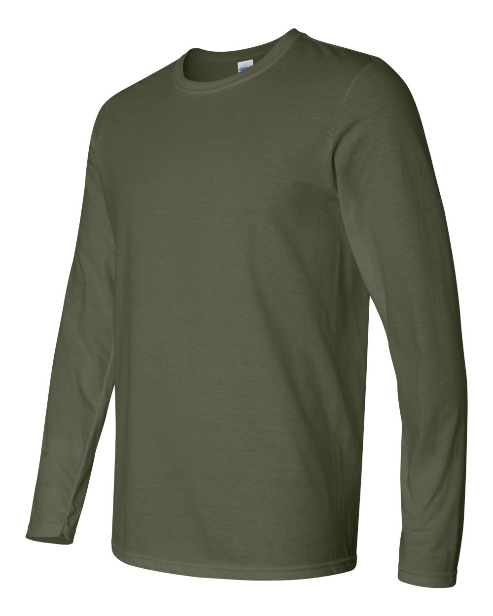 Military Green Softstyle® Long Sleeve T-Shirt - 64400