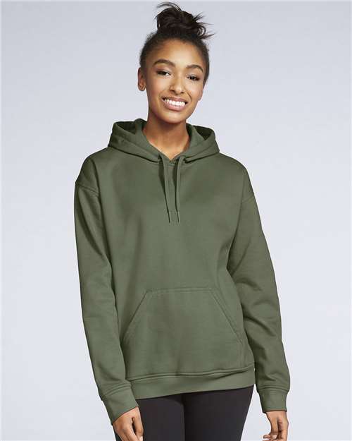 Military Green Softstyle® Midweight Hooded Sweatshirt - SF500