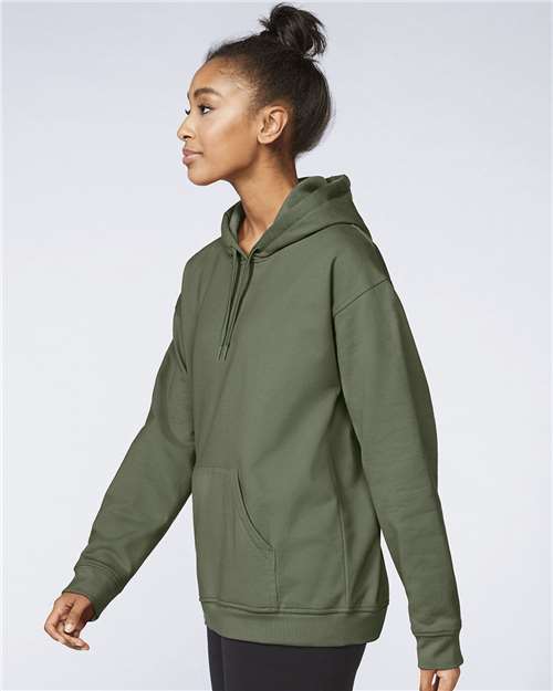 Military Green Softstyle® Midweight Hooded Sweatshirt - SF500