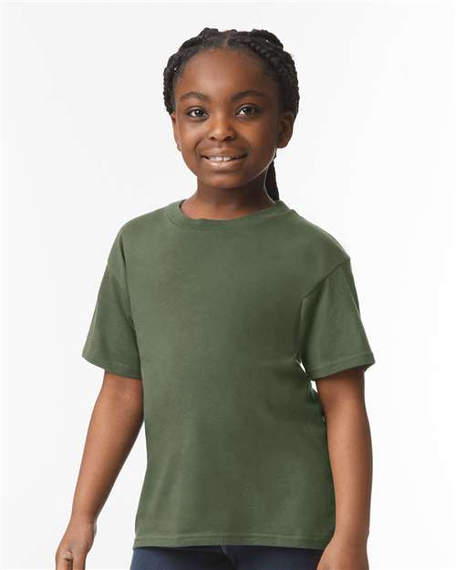 Military Green Softstyle® Youth T-Shirt - 64000B