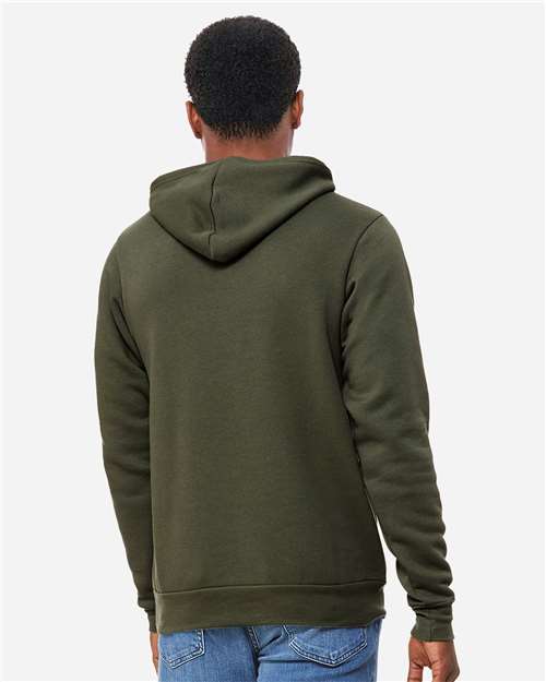Military Green Sponge Fleece Hoodie - 3719