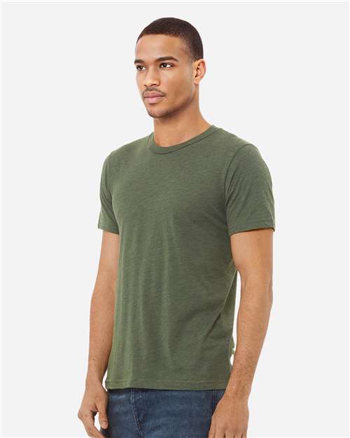 Military Green Triblend Triblend Tee - 3413