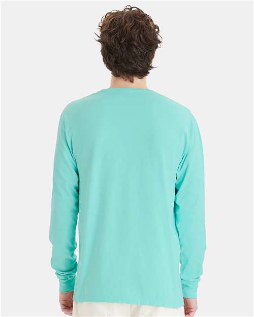 Mint Garment-Dyed Long Sleeve T-Shirt - GDH200