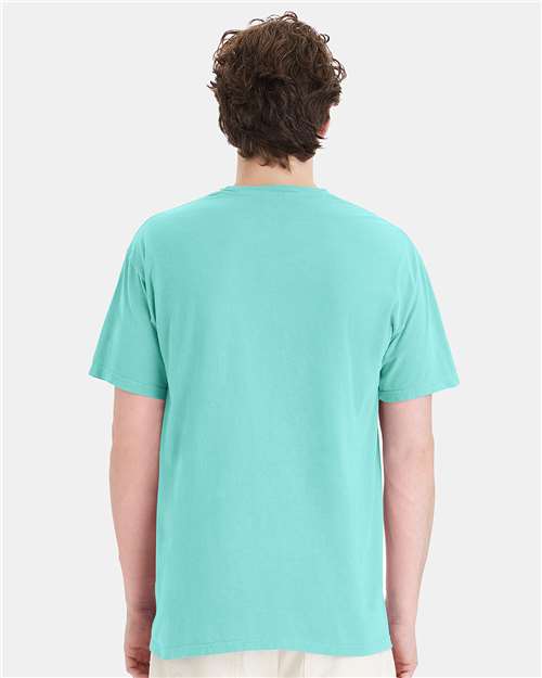 Mint Garment-Dyed Pocket T-Shirt - GDH150