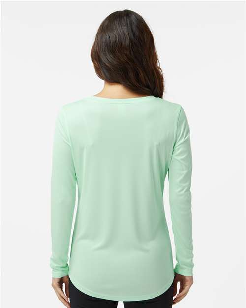 Mint Green Women's Long Islander Performance Long Sleeve T-Shirt - 214