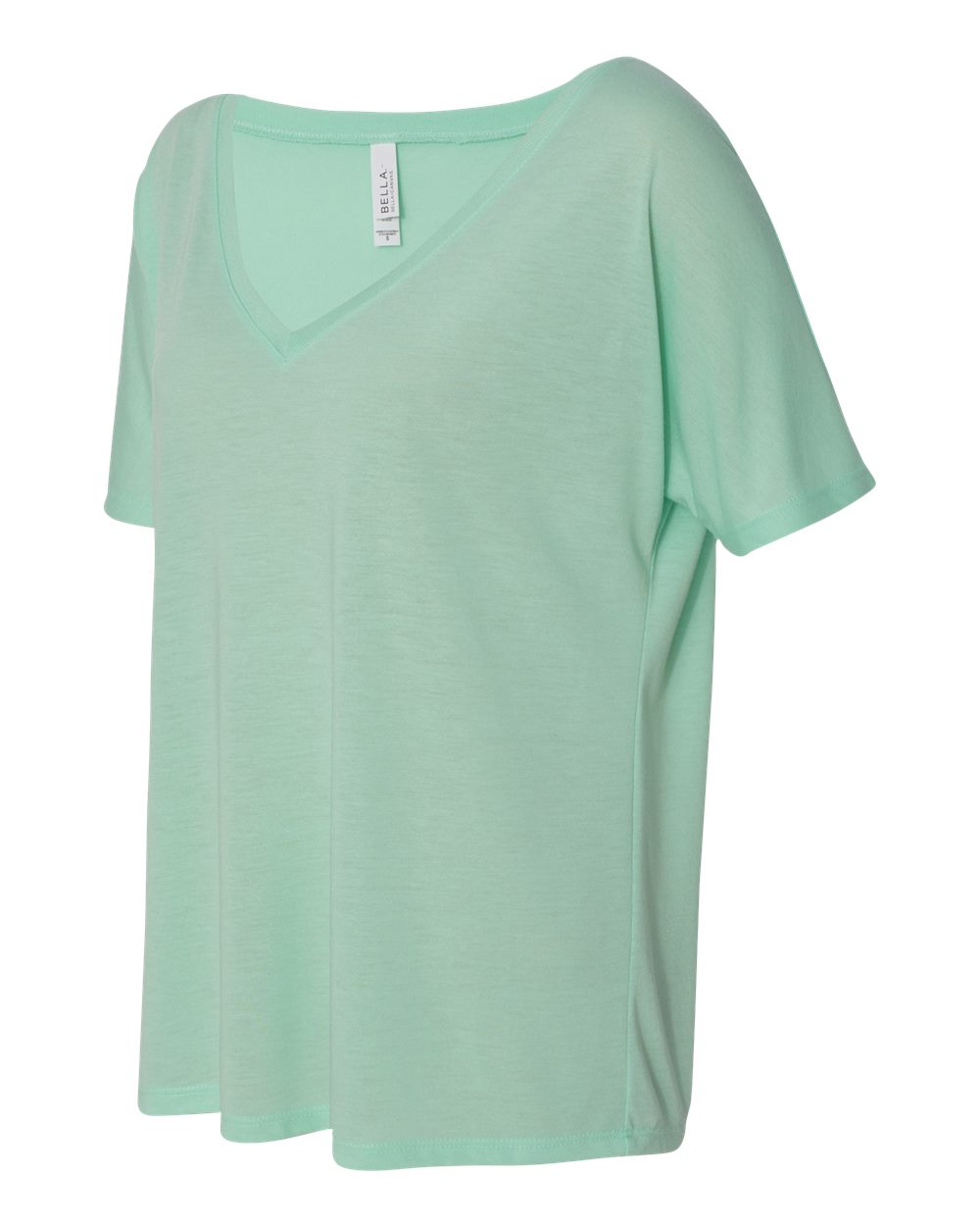 Mint Women’s Slouchy V-Neck Tee - 8815