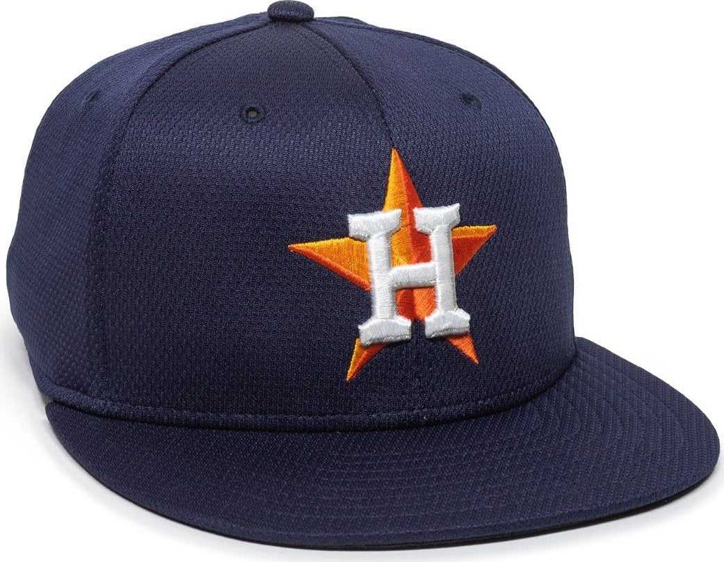 OC Sports MLB-400 MLB Mesh Baseball Cap - Houston Astros Home & Road - HIT a Double - 1