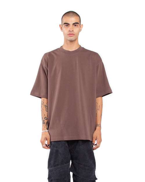 Mocha Garment-Dyed Designer T-Shirt - SHGDN