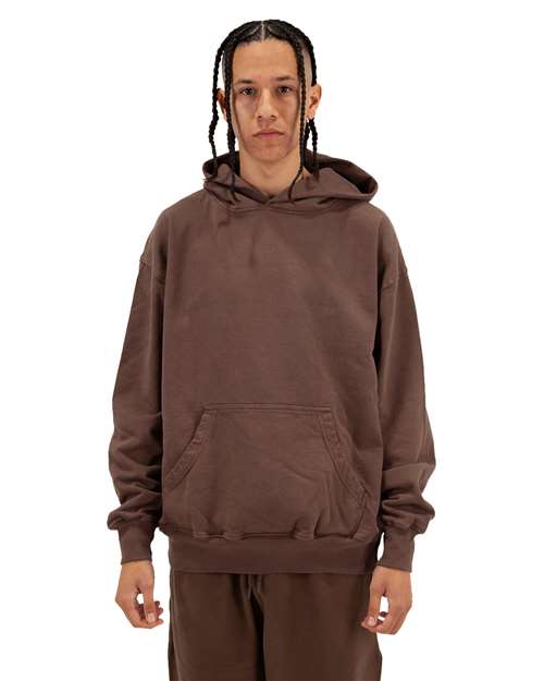 Mocha Los Angeles Garment-Dyed Hooded Sweatshirt - SHGDH
