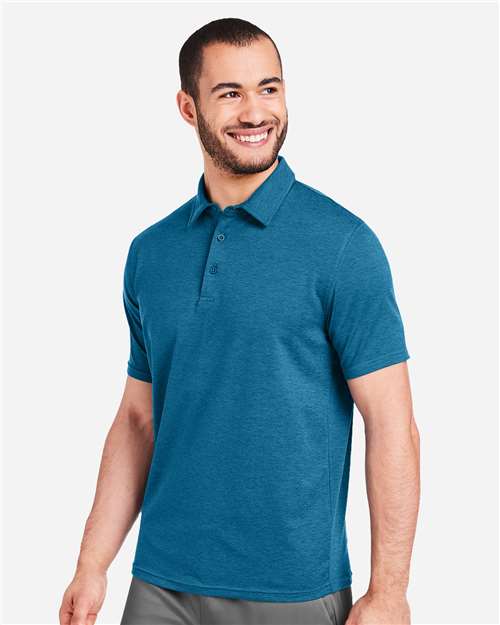 Moroccan Blue Marbled Fairway Polo - MDP1799