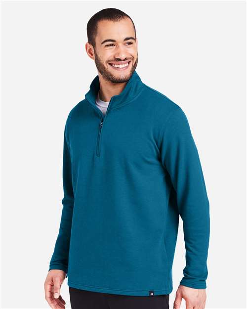 Moroccan Blue Vertex Quarter-Zip Pullover - MDP1733